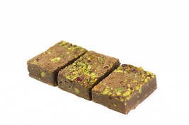 Ατομικό Brownie με φυστίκι Αιγίνης